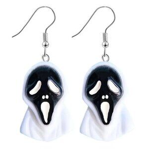 Stainless Steel Halloween Earrings